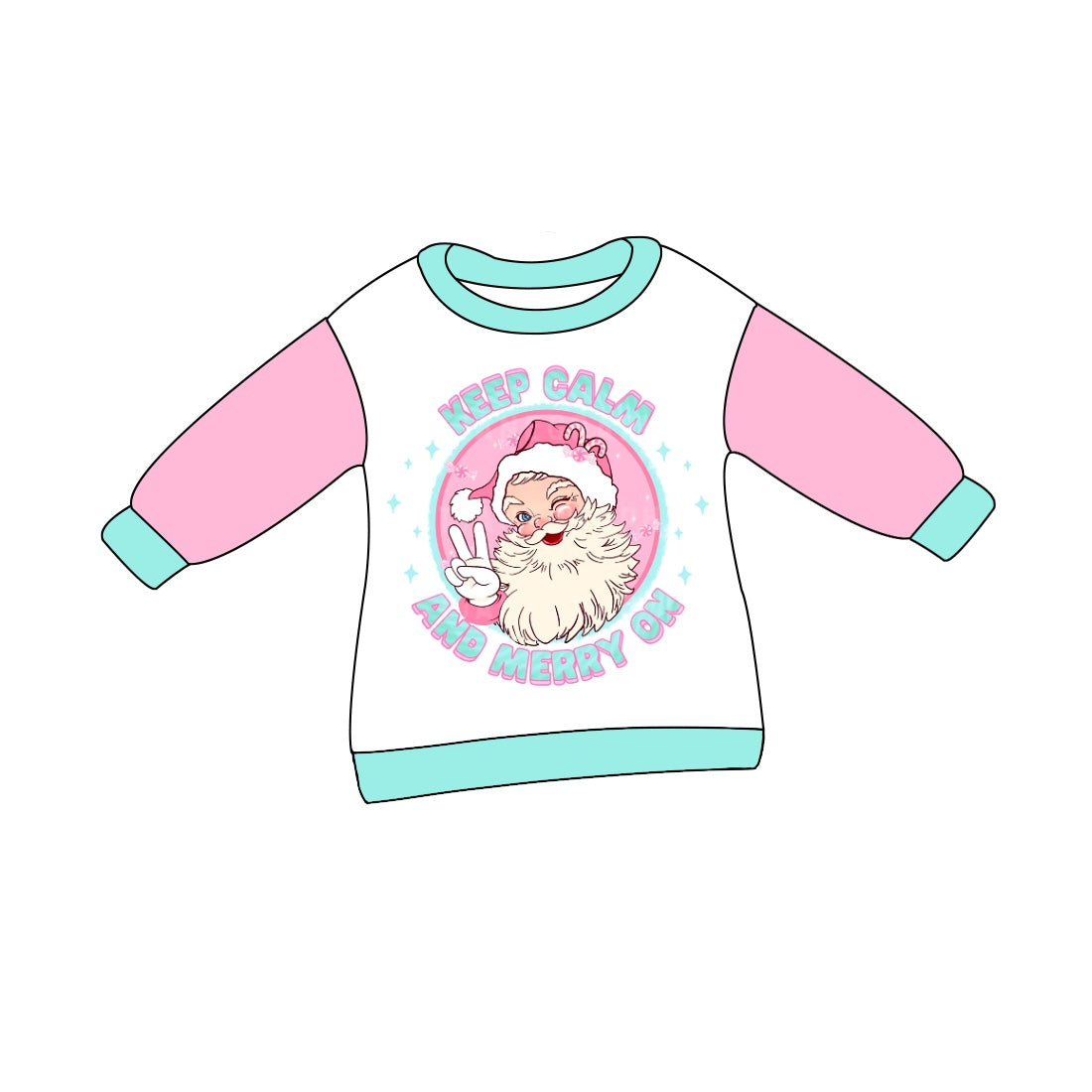 8.2 custom each style moq 5 eta 4-6week Sibling Sister baby girls clothes Christmas pink long sleeve top and long sleeve romper match family design