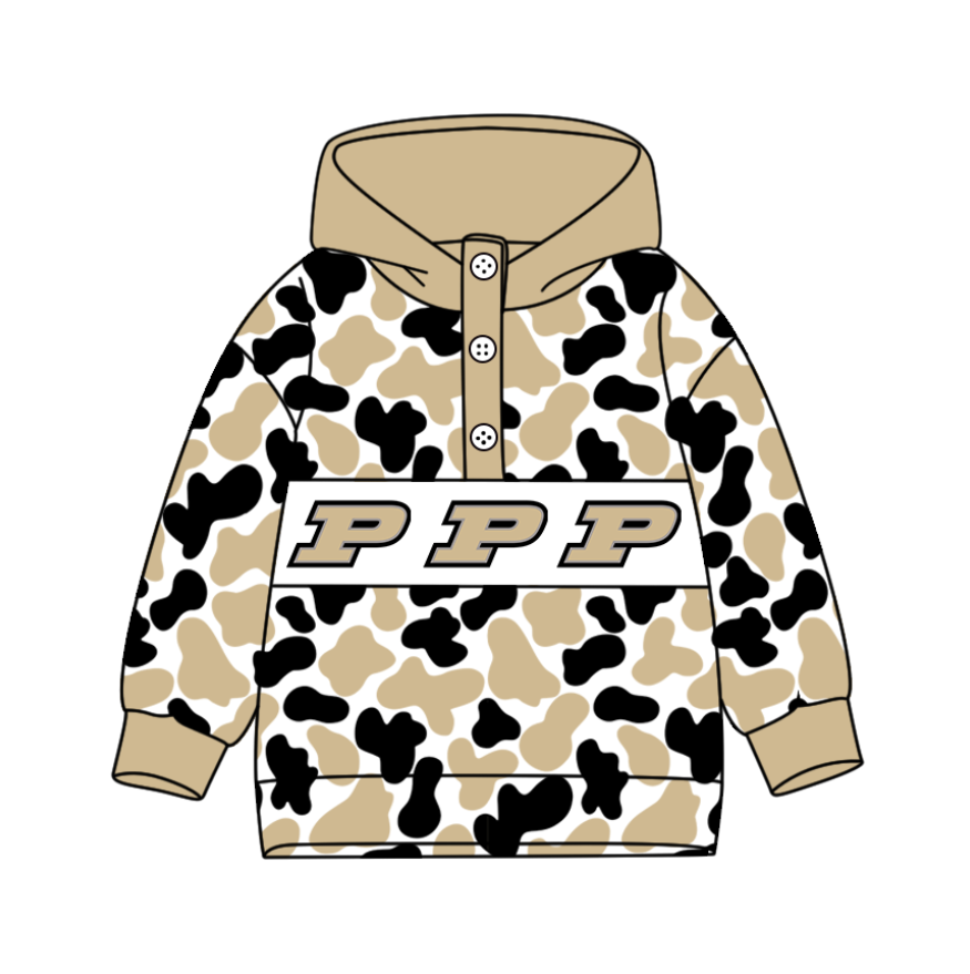 5-Custom moq 8 mix size milk silk summer team baby boy clothes camouflage khaki hooded long sleeve top-25.10.9