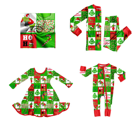 25.9.11 custom each style moq 5eta 4-6week Sibling Sisters Christmas baby girl long sleeve pants sets and dress and rompers match family design
