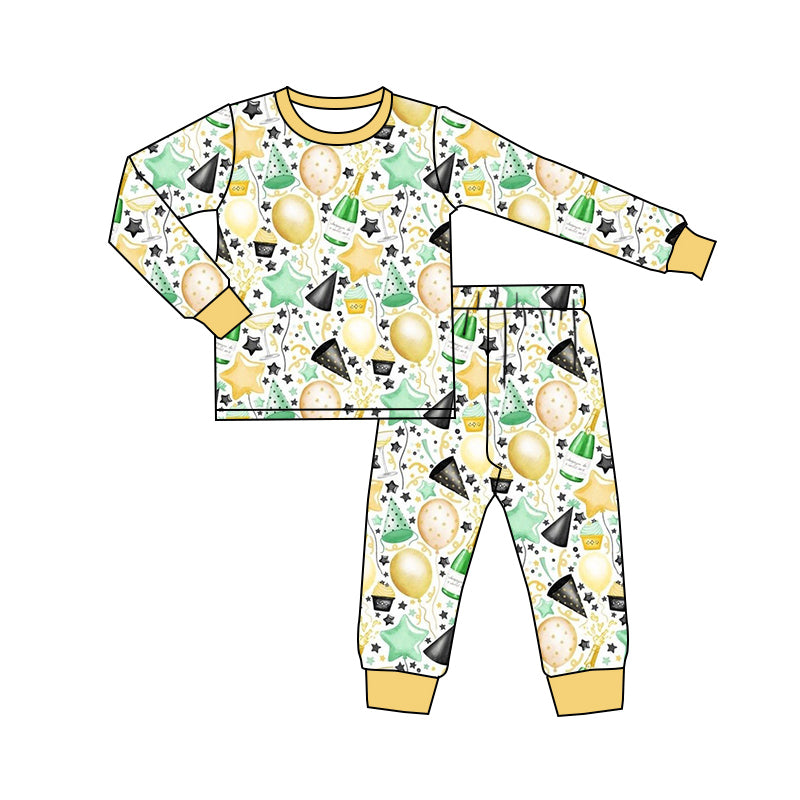 7.31 custom each style moq 5eta 4-6week Sibling Sister happy new year baby boys sets and rompers match family design