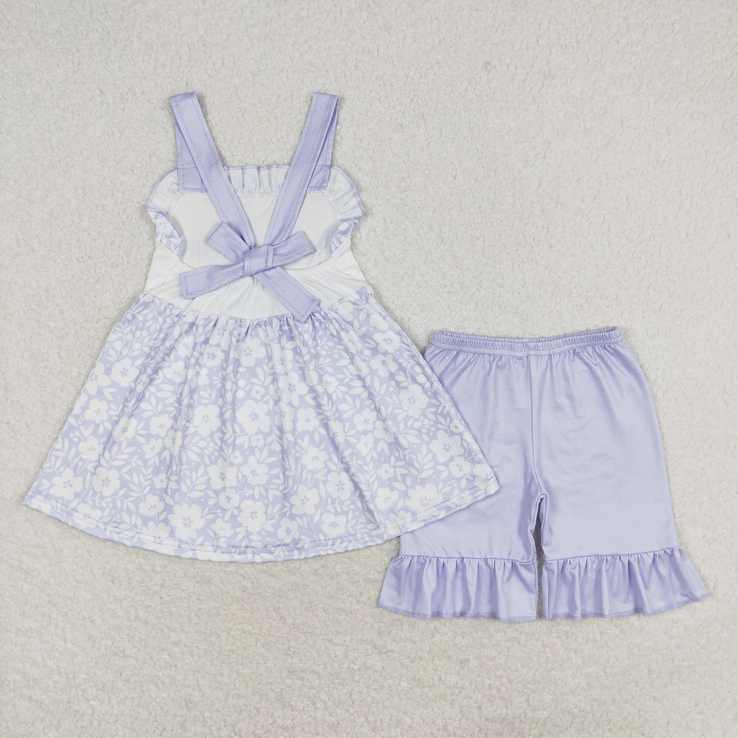 RTS NO MOQ baby girl clothes short-sleeved shorts suit & short-sleeved sets romper