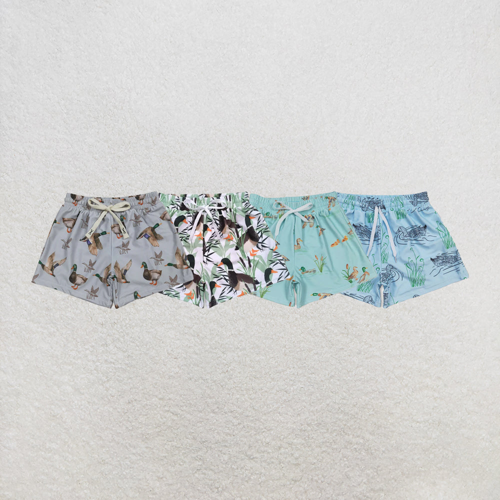 RTS NO MOQ（In StockBaby Boys Summer Ducks Hunting Trunks Swimsuits Swimwears