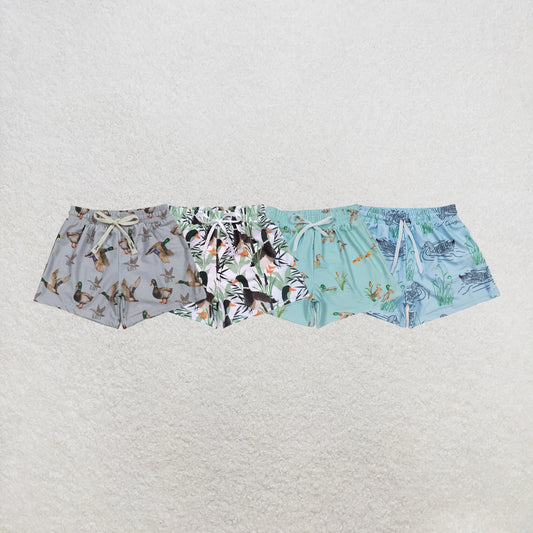 RTS NO MOQ（In StockBaby Boys Summer Ducks Hunting Trunks Swimsuits Swimwears