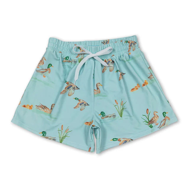 RTS NO MOQ（In StockBaby Boys Summer Ducks Hunting Trunks Swimsuits Swimwears