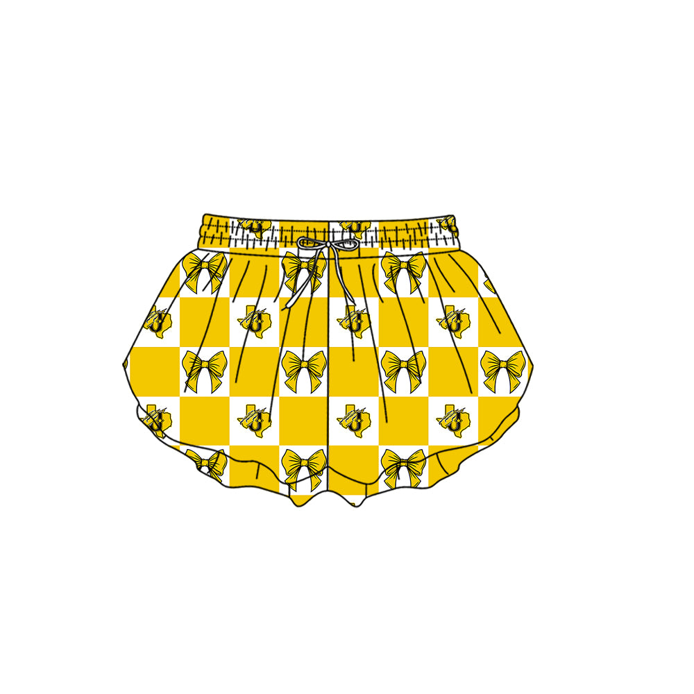 Custom moq 5 mix size milk silk summer teams Baby Girl Yellow Sleeveless Top Skirts Set Dress And Shorts Yoga Outfit Boy's Short-Sleeved Polo Shirt And Romper