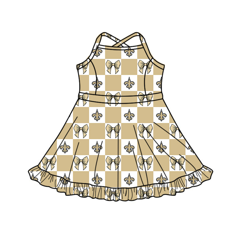 Custom moq 5 mix size milk silk summer teams Baby Girl Sleeveless Top Skirts Set Dress And Shorts Yoga Checked Outfit Boy's Checked Short-Sleeved Polo Shirt And Romper