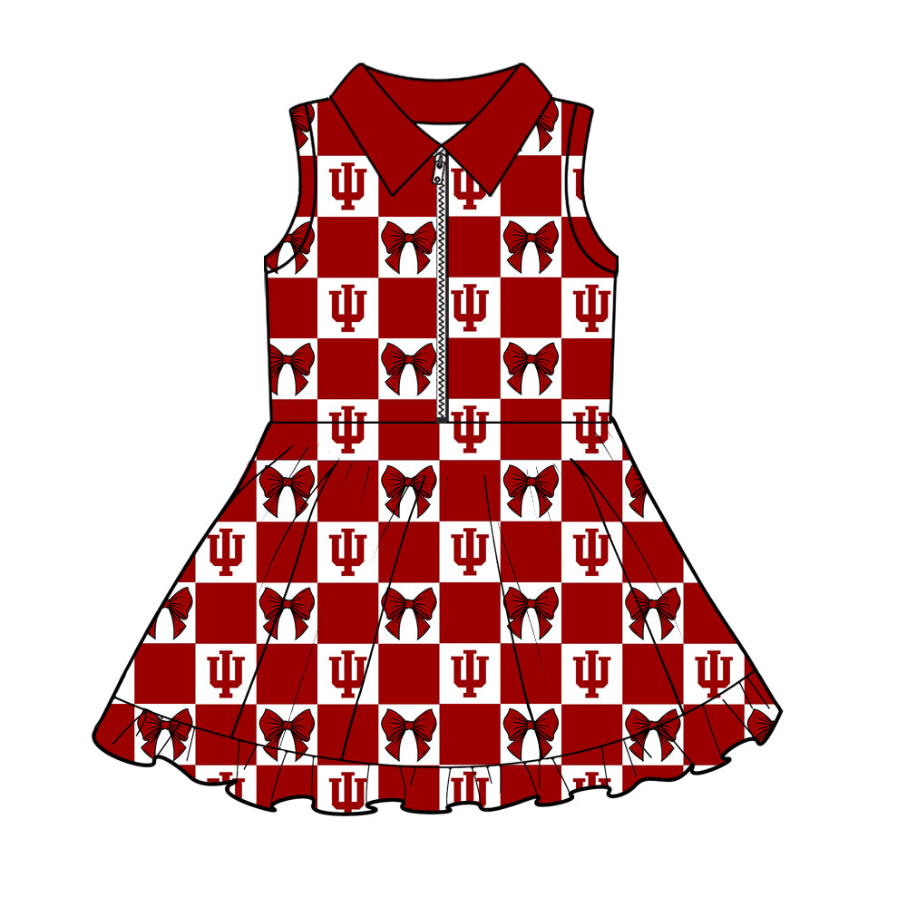 Custom moq 3 or 5 mix size milk silk summer teams baby girl clothes red sleeveless skirts sets 3 and dresss and shorts-26.1.21