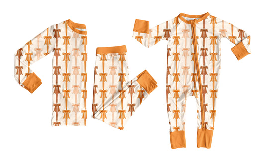 25.7.5 custom each style moq 5eta 4-6week Sibling Sisters bow baby boy long sleeve pants sets and rompers match family design