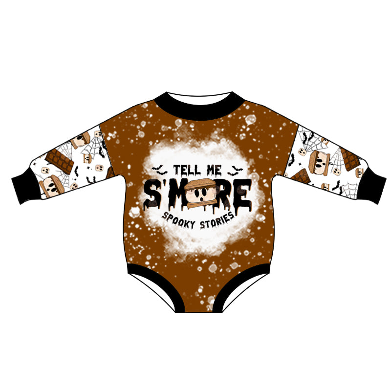 5.22custom each style moq 5eta 4-5week Sibling Sister Halloween style Sandwich Cookies brown girls and boys outfits and baby romper match family design