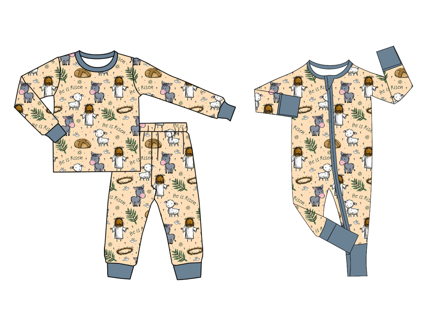 25.5.15 custom each style moq 5eta 4-6week Sibling Sisters cow baby boy long sleeve pants sets and rompers match family design