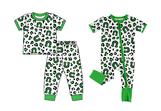12.3 custom each style moq 5eta 4-6week Sibling Sister leopard baby girls short sleeve sets and rompers match design