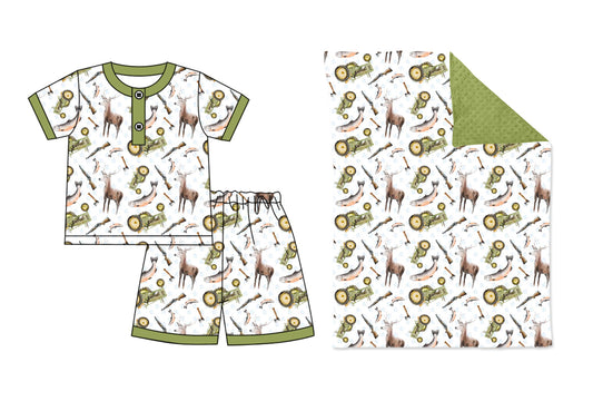 2.15 custom each style moq 5eta 4-6week Sibling Sister baby girls short sleeve sets and blanket match design