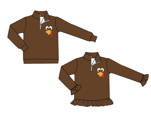 25.6.4 custom each style moq 5eta 4-6week Sibling Sisters baby girl long sleeve top 1 and top 2 match family design