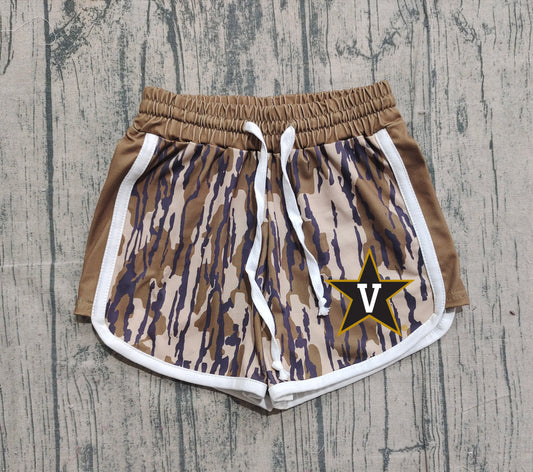 Custom moq 5 mix size milk silk baby kids clothes team camouflage summer shorts-25.11.20