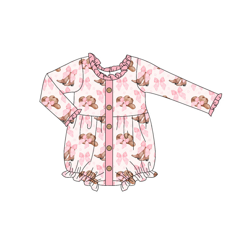 9.14 custom each style moq 5eta 4-6week Sibling Sister boots bow pink baby girl sets and dress and rompers match family design