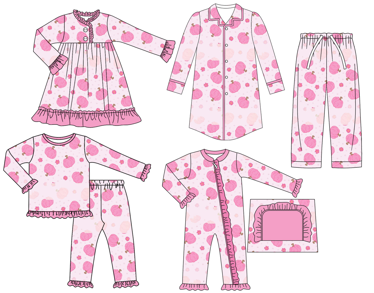 25.7.15 custom each style moq 5eta 4-6week Sibling Sisters halloween baby girl long sleeve pants sets and adult top and adult pants and romper and dress match family design