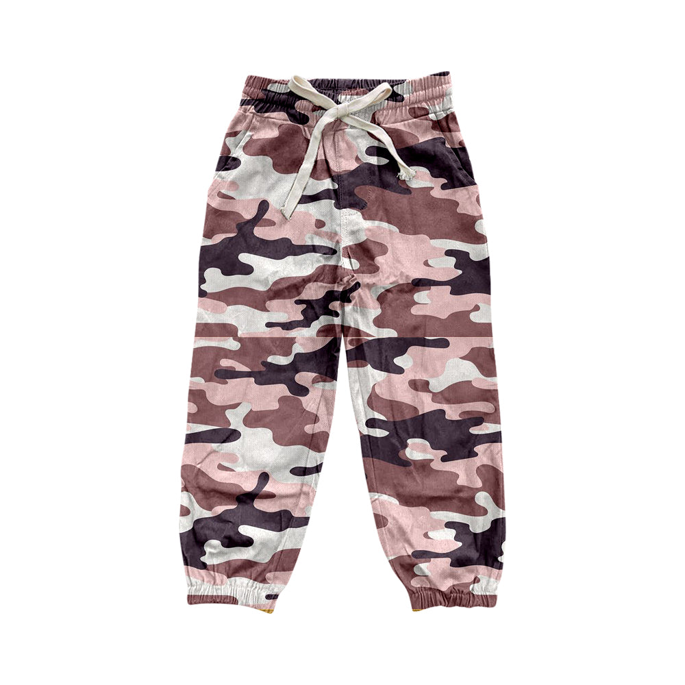 7.12 custom each style moq 5 eta 4-6week baby boys clothes camouflage purple long pants