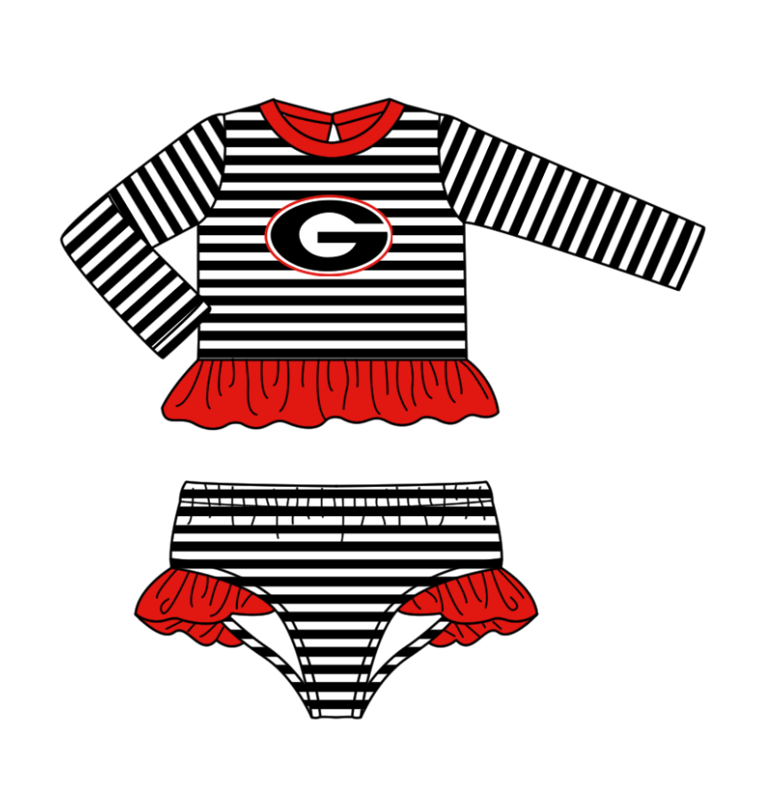 Custom moq 5 mix size milk silk summer teams baby girl boys clothes red short sleeve shorts sets and swimsuit and rompers series