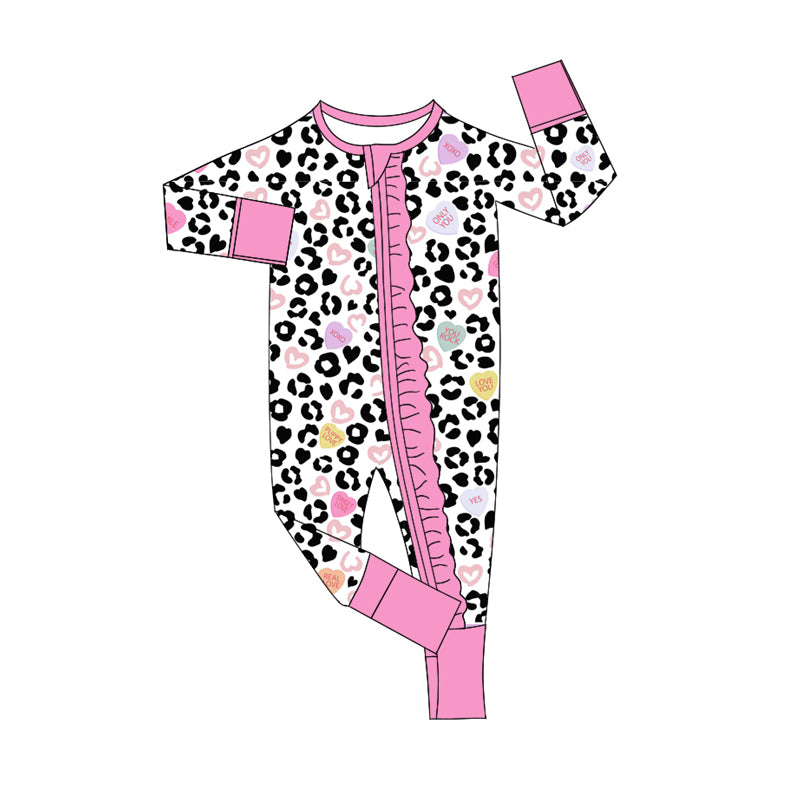 10.1 custom each style moq 5eta 4-6week Sibling Sister leopard pink baby boys sets and rompers match family design