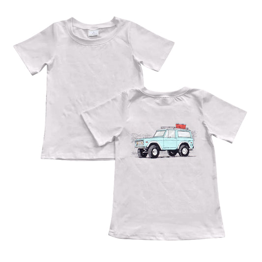 9.20 custom each style moq 5 eta 4-6week baby boys clothes white short sleeve top