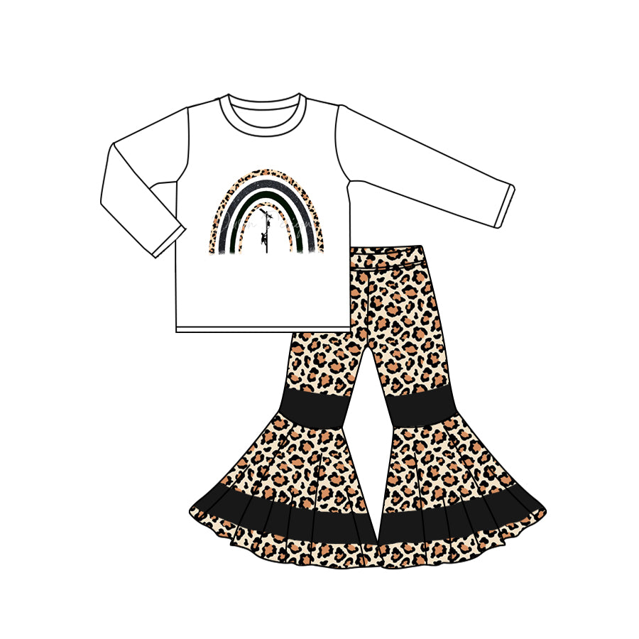 6.11 custom each style moq 5eta 4-6week Sibling Sister leopard sets 1 and sets 2 match family design