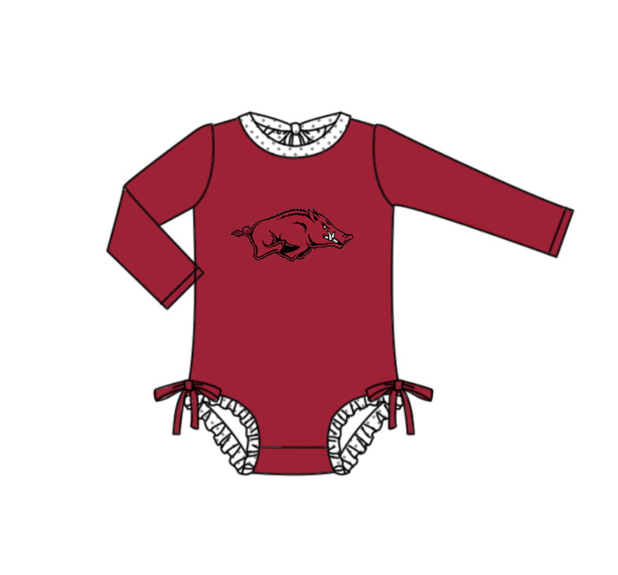 Custom moq 5 mix size milk silk summer teams baby girl boys clothes Red Two-Piece Swimsuit Set One Piece Swimsuits boy swim trunks