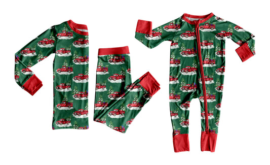 25.7.1 custom each style moq 5eta 4-6week Sibling Sisters Christmas green baby boy long sleeve pants sets and rompers match family design