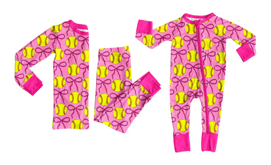 25.9.25 custom each style moq 8 eta 6-8week Sibling Sisters baseball bow baby girl clothes long sleeve pants sets and romper match family design
