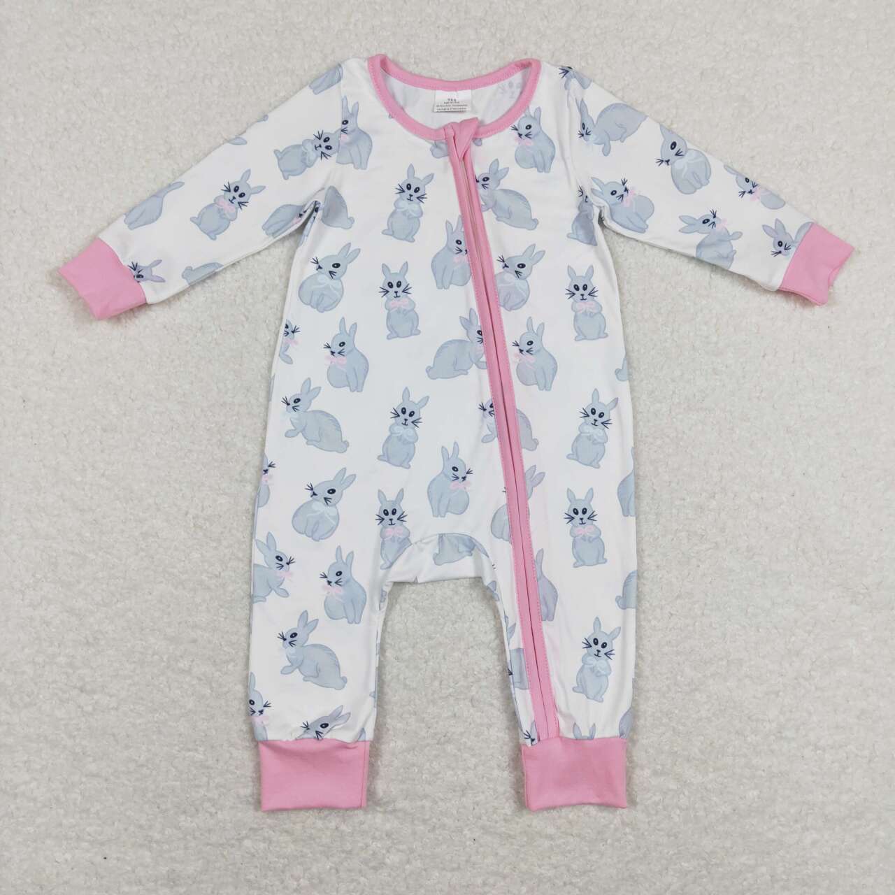 RTS NO MOQ Girls Boys Easter Bunny Pajamas Clothes Sets and romper