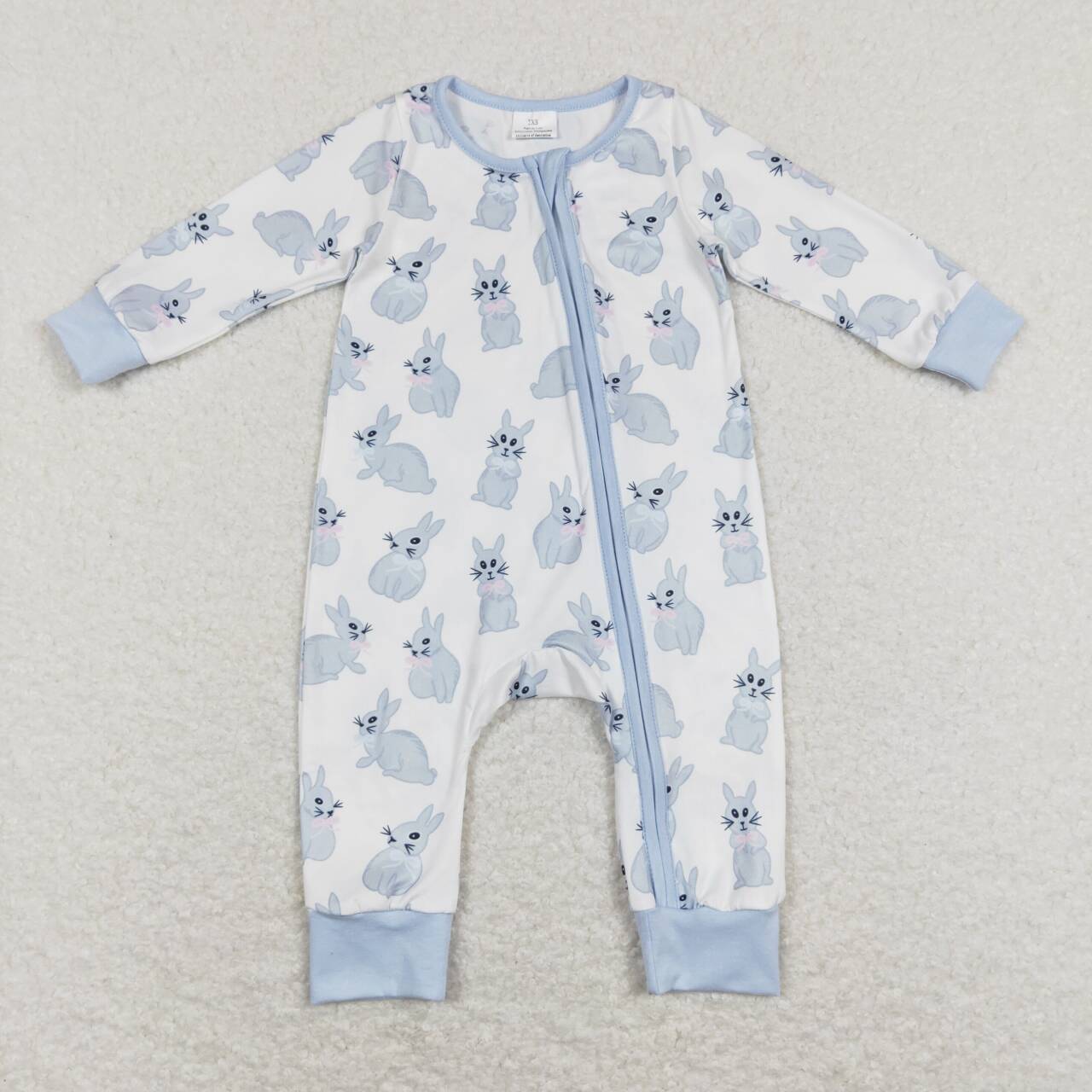 RTS NO MOQ Girls Boys Easter Bunny Pajamas Clothes Sets and romper