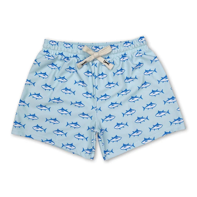 RTS NO MOQ（In Stock)Baby Boys Summer Red Alligator Trunks Swimsuits Swimwears