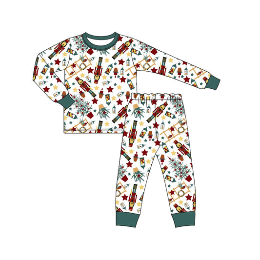 7.9 custom each style moq 5eta 4-6week Sibling Sister Christmas baby boys sets and rompers match family design