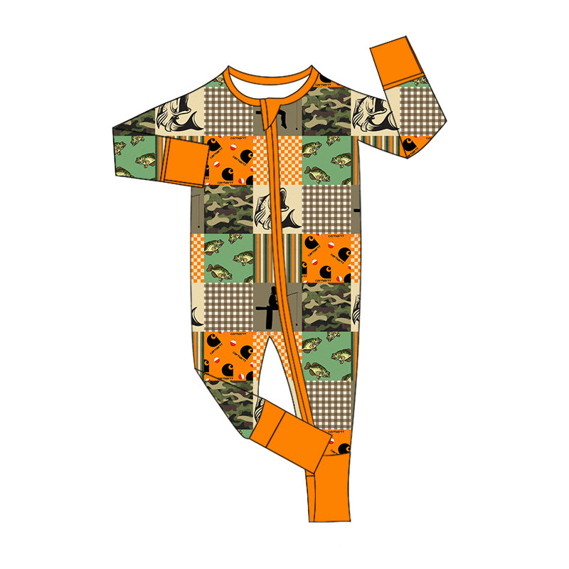 9.25 custom each style moq 5eta 4-6week Sibling Sister fishing baby boys sets and rompers match family design