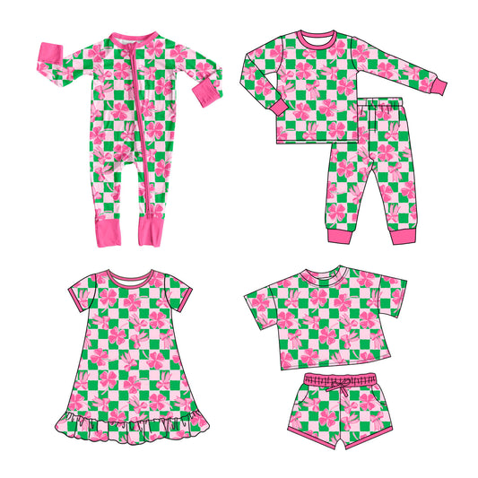 25.10.15 custom each style moq 5 eta 6-8week Sibling Sisters bow baby girl long sleeve pants sets and shorts sets and dress and rompers match family design