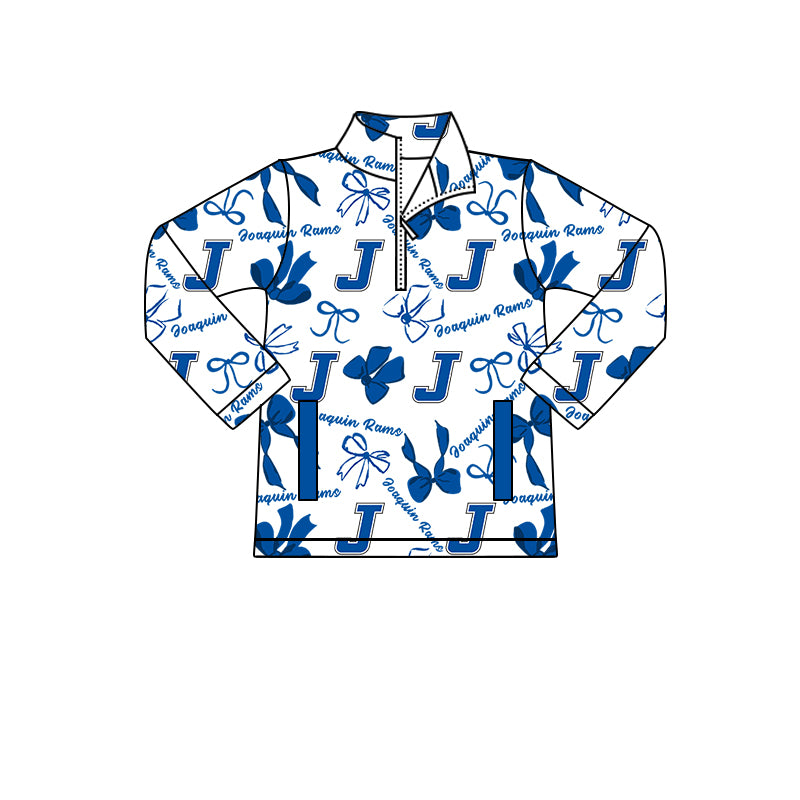 Custom moq 5 mix size milk silk summer teams baby girls clothes bow blue hooded long sleeve pants sets and dress and top and hooded top and pant-25.8.12