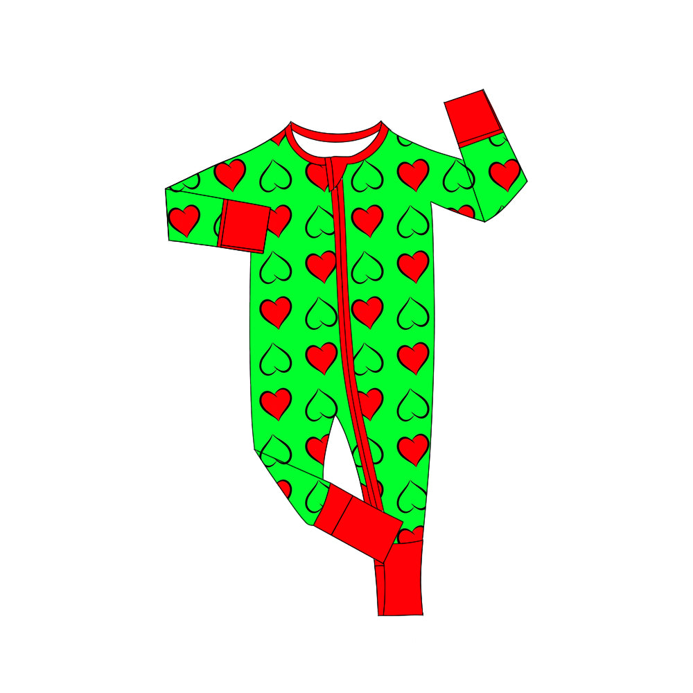5.22custom each style moq 5eta 4-5week Sibling Sister Love printed green red boys and girl outfits and baby romper and aldult shorts match family design