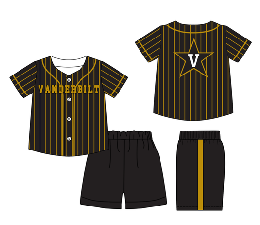 Custom moq 3 or 5 mix size milk silk summer teams baby boy clothes short sleeve shorts sets-26.1.19
