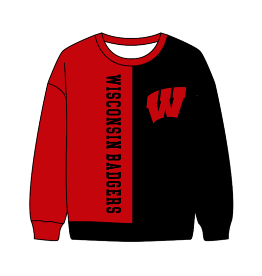 10.4-5-Custom moq 8 mix size milk silk summer team baby boys clothes red and black long sleeve top-25.10.9
