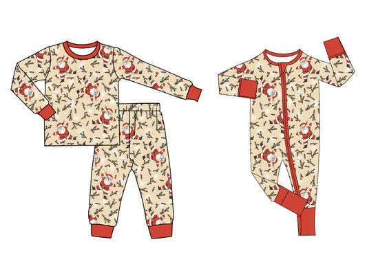 25.7.9 custom each style moq 5eta 4-6week Sibling Sister Christmas baby boy long sleeve pants sets and rompers match family design