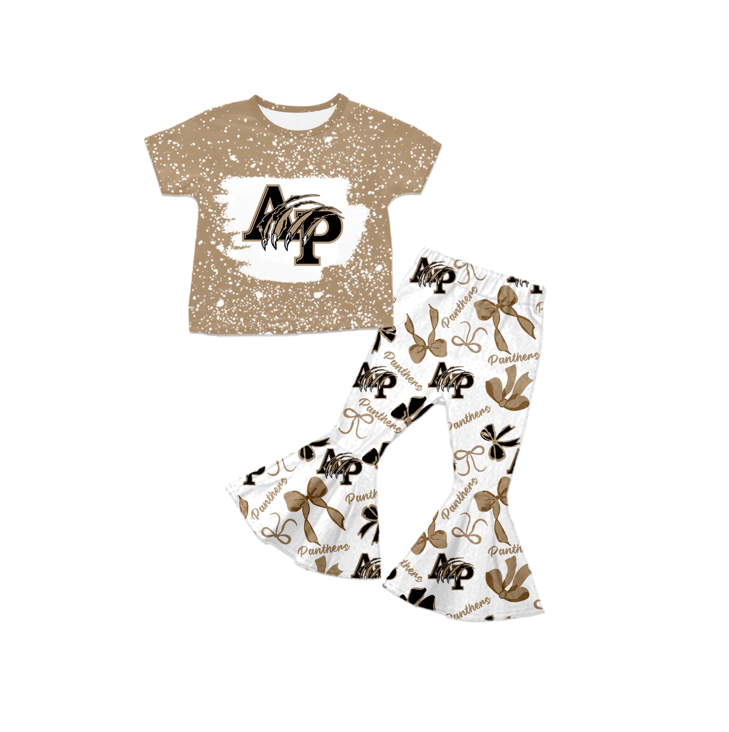 Custom moq 5 mix size milk silk summer teams baby girls clothes bow short sleeve pants sets and hooded long sleeve pants sets-25.7.21