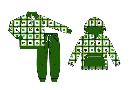 25.9.12 custom each style moq 5eta 6-8week Sibling Sisters green baby girl long sleeve pants sets and top match family design