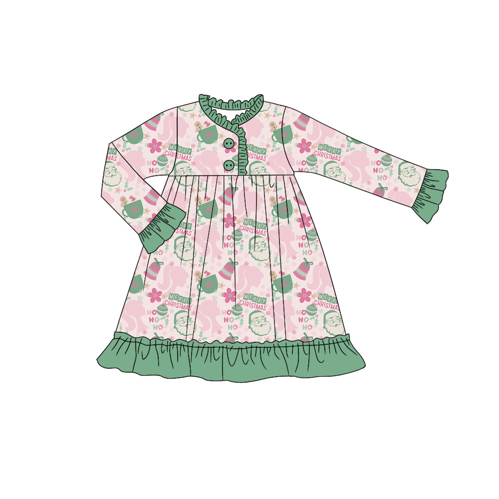 6.21 custom each style moq 5eta 4-6week Sibling Sister Christmas baby girls sets and dress and rompers match family design