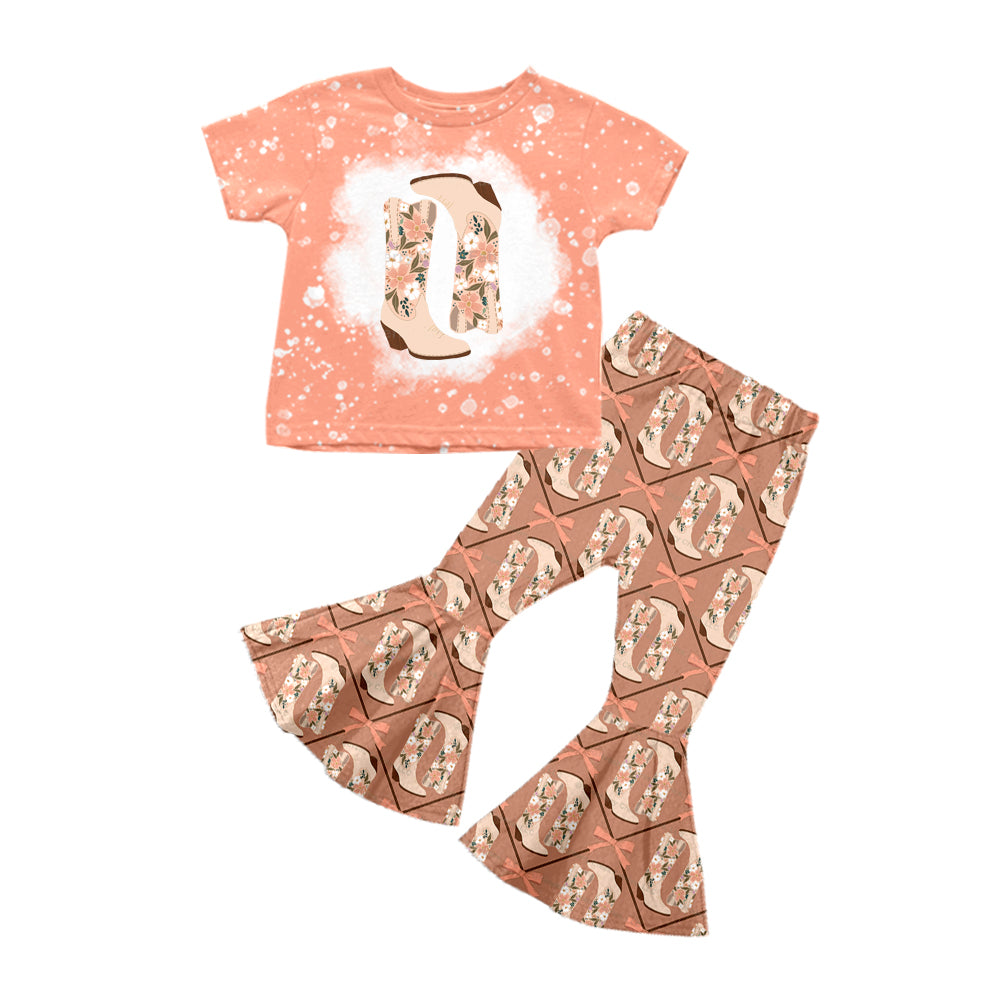 3.14 custom each style moq 5eta 4-6week Sibling Sister baby girls short sleeve pant set and set 8 match design