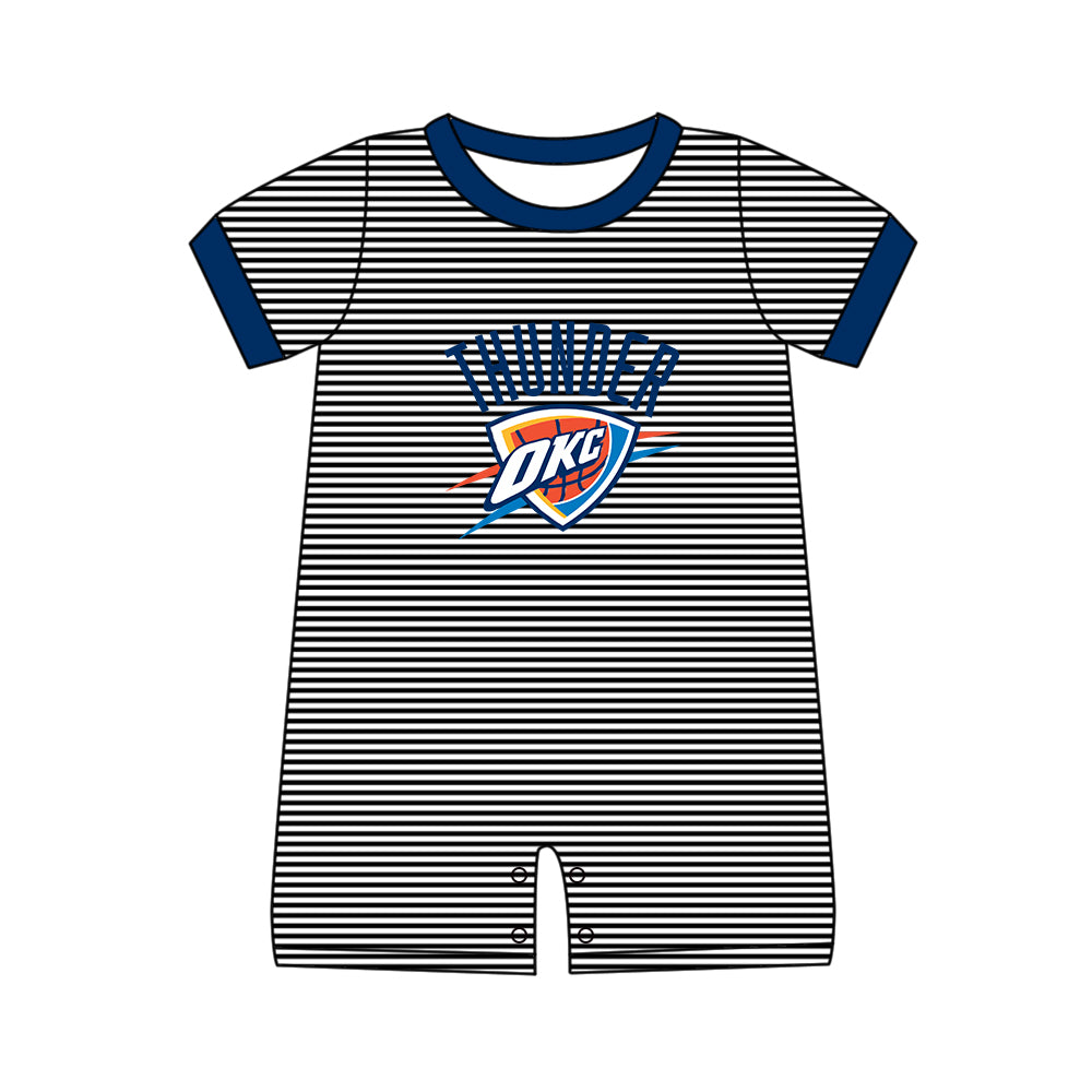 Custom moq 5 mix size milk silk summer teams baby girl boys clothes blue short sleeve shorts sets 2 and pants sets and rompers 2 series