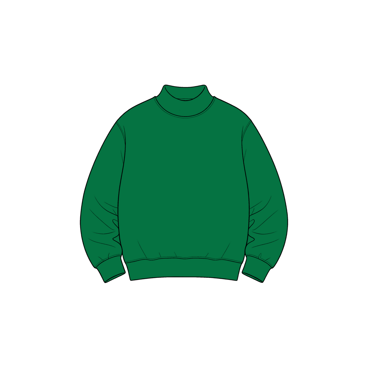 custom moq 5 mix size High Neck Baby Kids Solid Mock Neck Long Sleeve Pullover Sweatshirt Toddler Boys Girls Fall Casual Top