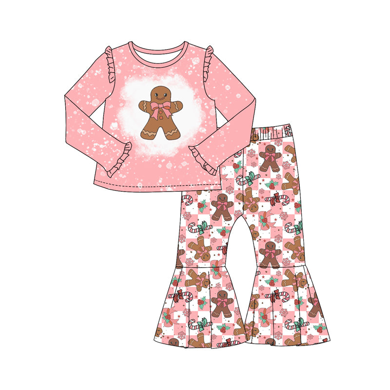 9.14 custom each style moq 5eta 4-6week Sibling Sister Christmas pink baby girl sets and dress and rompers match family design