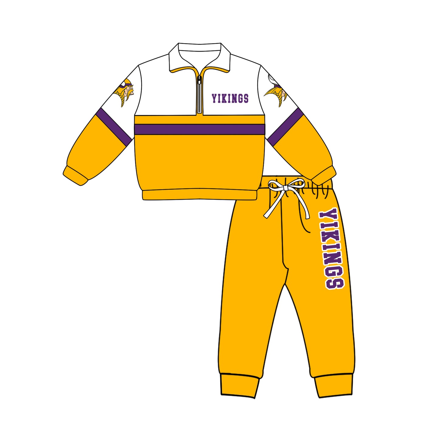Custom moq 5 mix size milk silk summer teams Girls Yellow Polka Dot Top Shorts Set Top Skirt Short Set Zipper Pullover Jogger Pants Set Pullover Tops