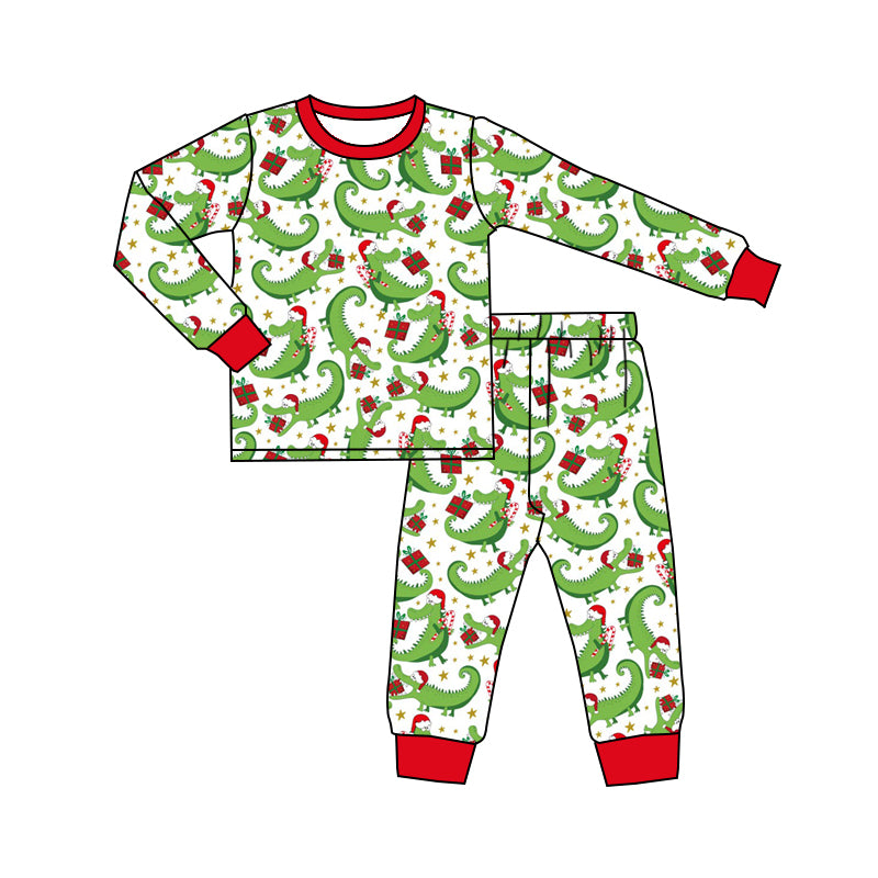 6.29 custom each style moq 5eta 4-6 week Sibling Sister Crocodile baby boys outfits and romper match family design