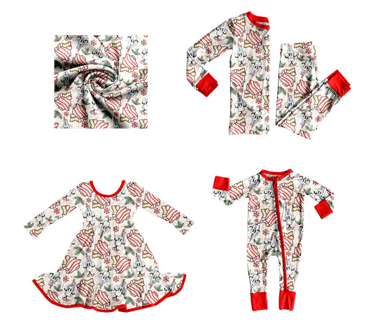 25.8.22 custom each style moq 5eta 4-6week Sibling Sisters Christmas baby girl long sleeve pants sets and dress and rompers match family design