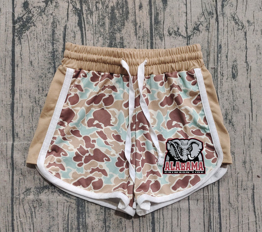 Custom moq 5 mix size milk silk baby kids clothes team camouflage summer shorts-25.11.20